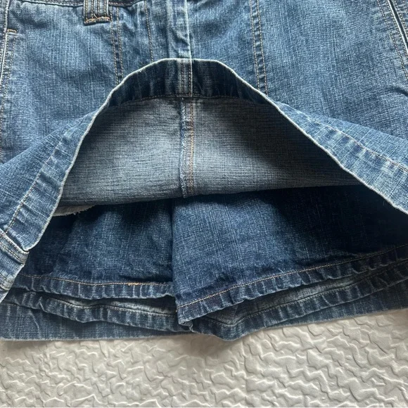 Y2K Vintage L.A. Blues Denim Jean Skort Skirt 90’s 00’s Concerts Country Sz 6 - Picture 6 of 6